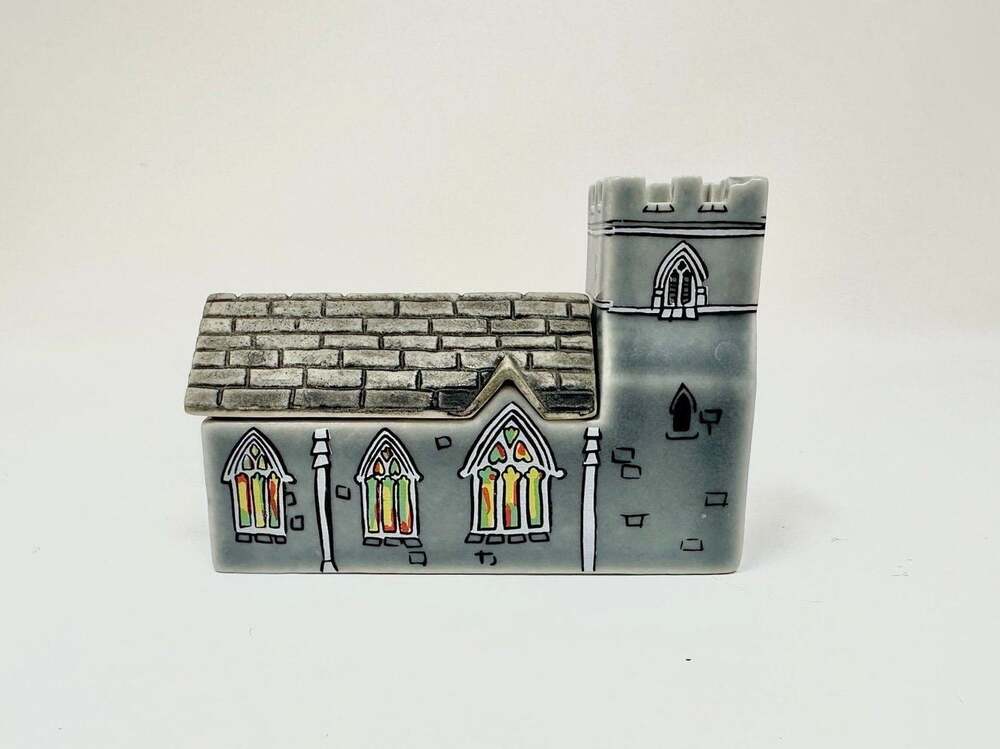 St. Sebastian's Church #7 Village Whimsies Whimsey-On-Why 1980 Made in England